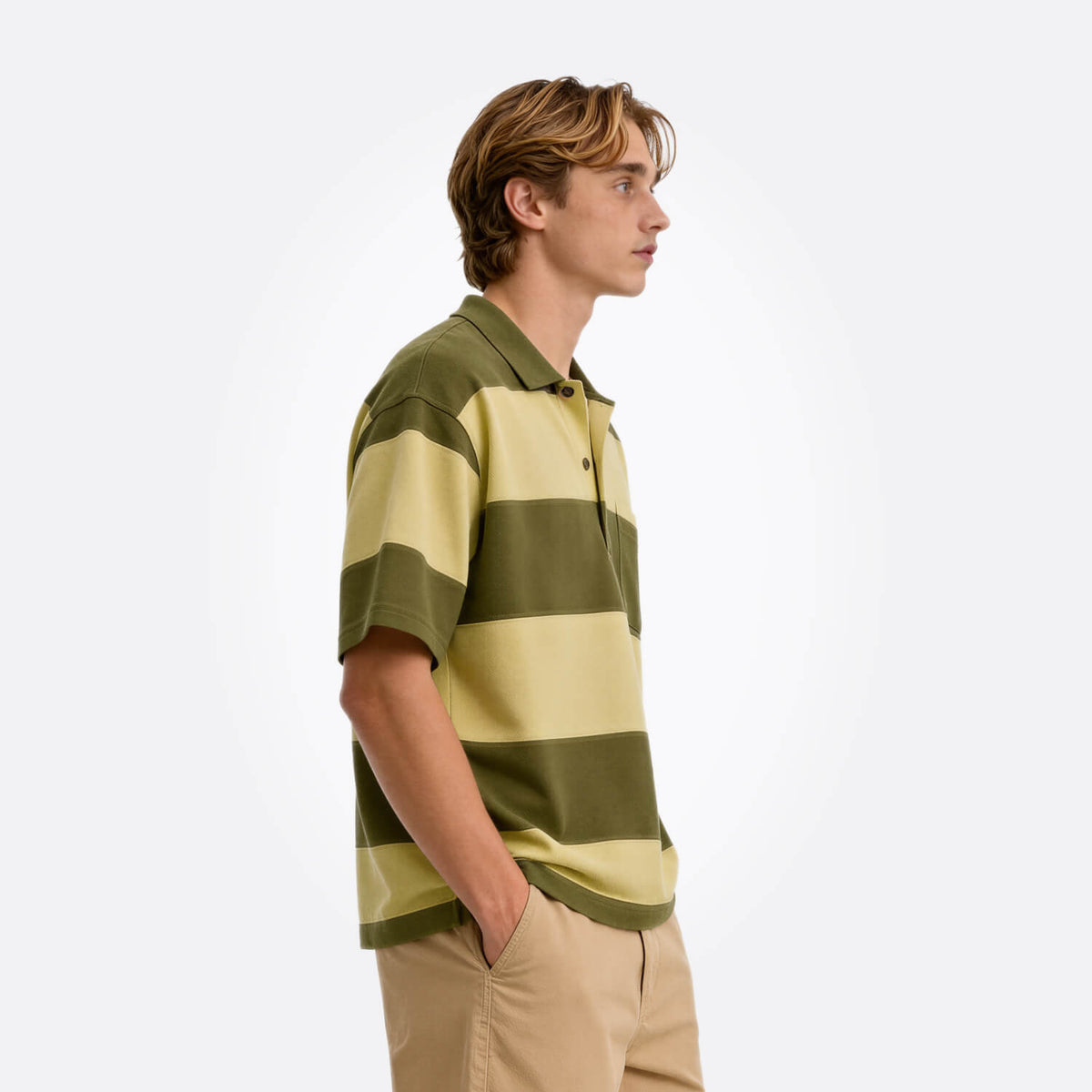 Stripe Block Polo-pro11-b