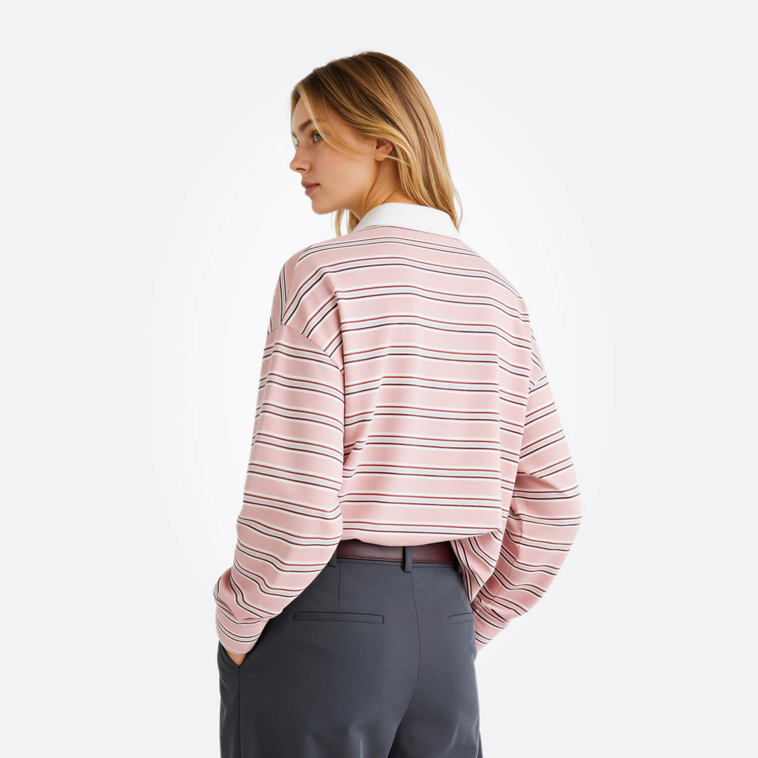Top de punto estilo rugby casual-pro17-c