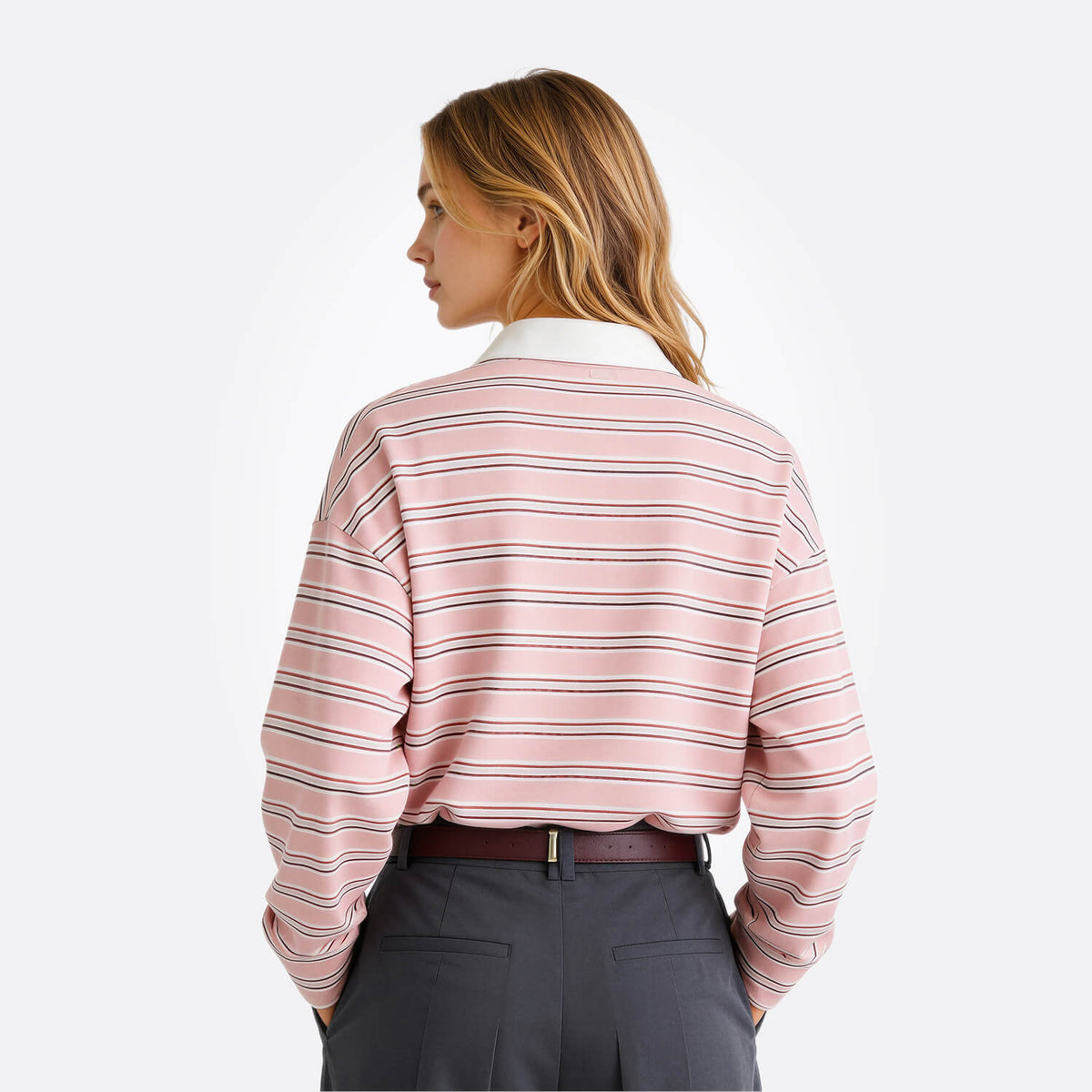 Top de punto estilo rugby casual-pro17-d