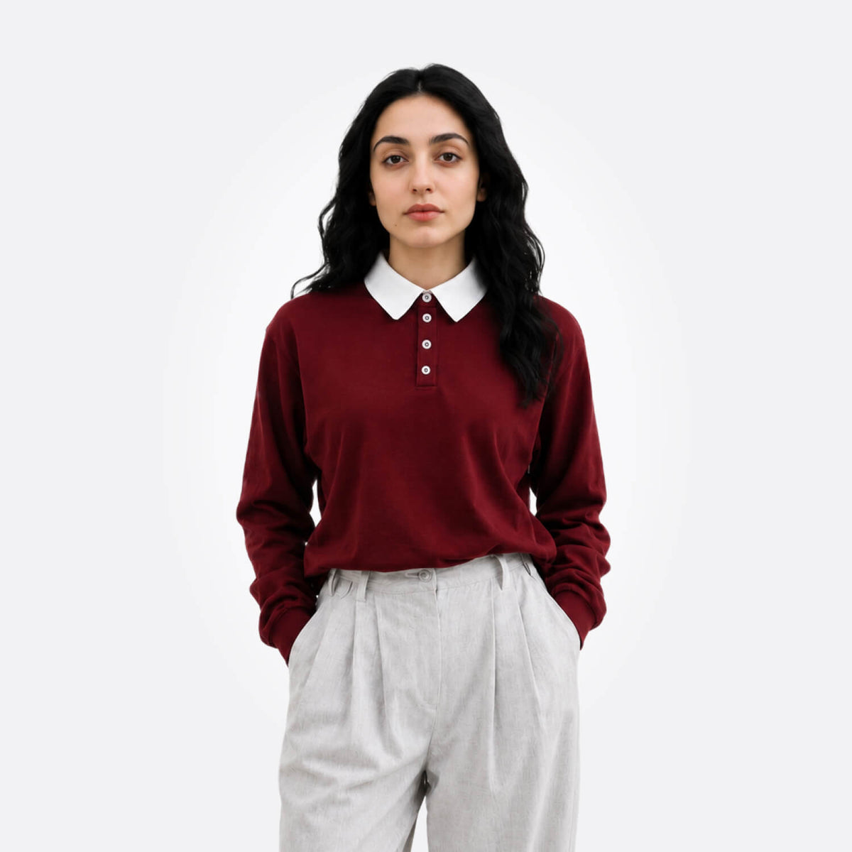Polo de manga larga-pro18-a