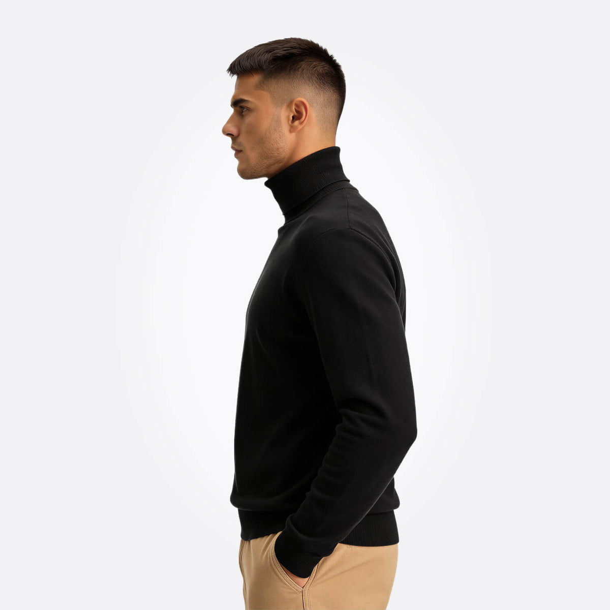 Jersey de cuello vuelto de punto suave-pro_31-b